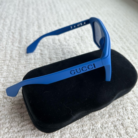 Gucci GG Logo Lens Blue Sunglasses NEW main image 8
